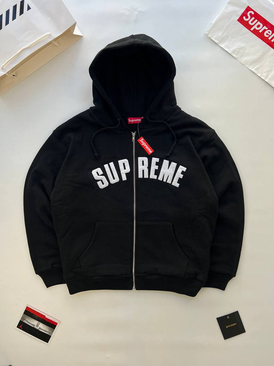 Supreme Arch Logo Zip Hoodie