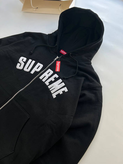Supreme Arch Logo Zip Hoodie