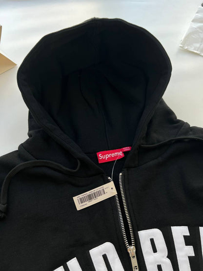 Supreme Arch Logo Zip Hoodie